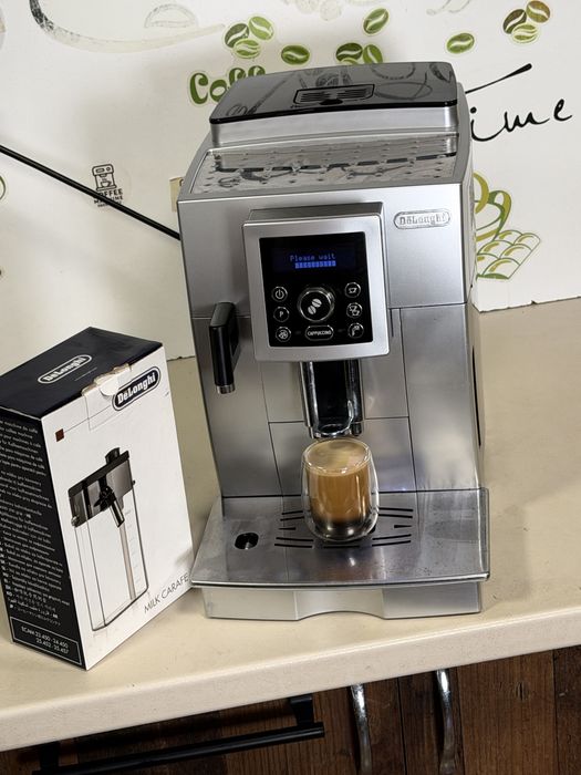 Кафемашина кафе автомат delonghi cappuccino с гаранция