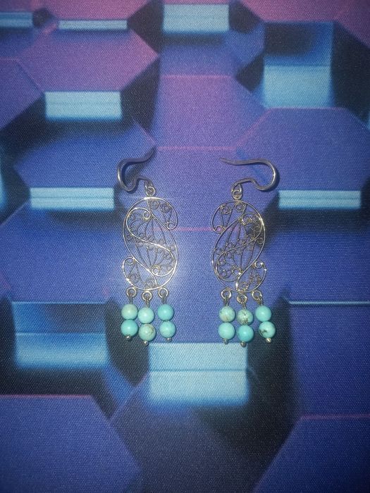 Kumush zirak Кумуш зирак Серебряный серьги