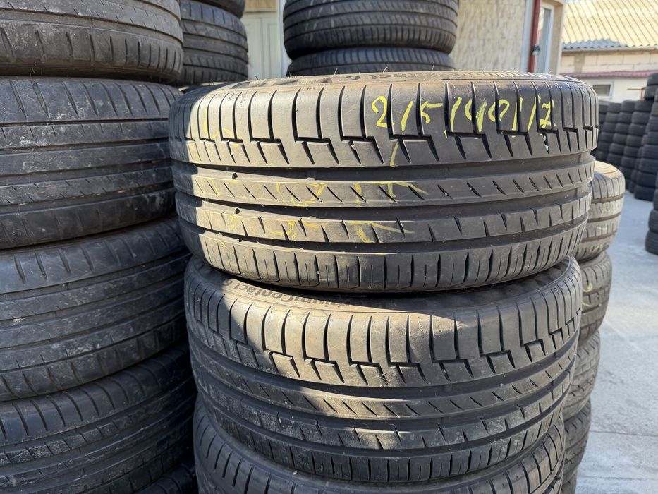 Două anvelope de vară 215/40R17 Continental!