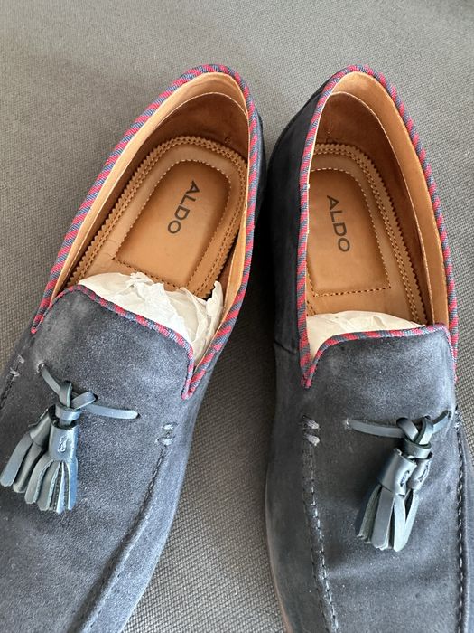 Mocasini Aldo piele intoarsa