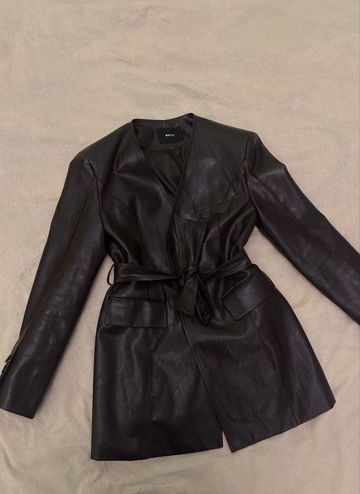 Продам кожаный пиджак