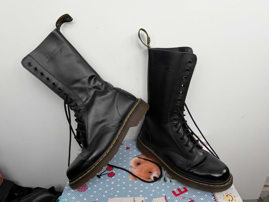 Dr Martens 14 Eyelet Boots Black''оригинални боти 41 номер