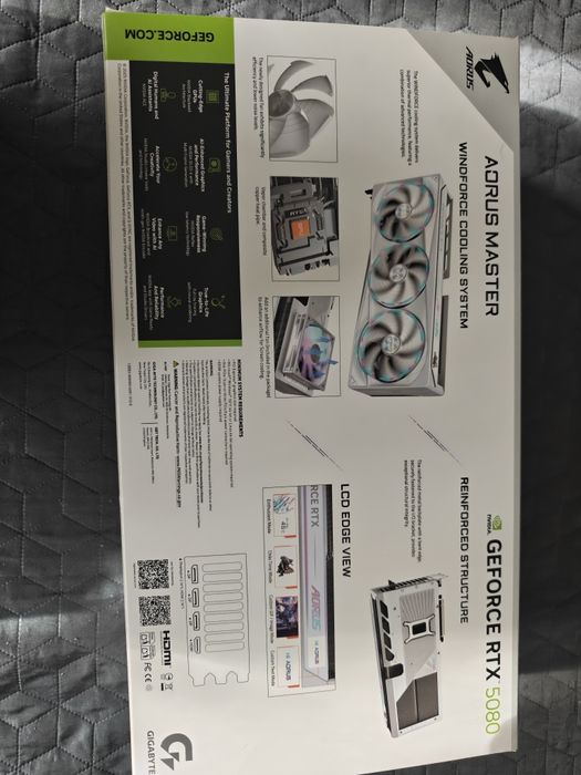 RTX 5080 Gigabyte Aorus Master Ice 16GB +4 год ГАРАНЦИЯ