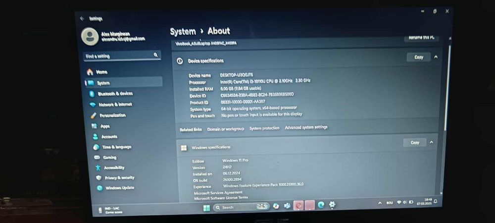 Vând \schimb laptop asus