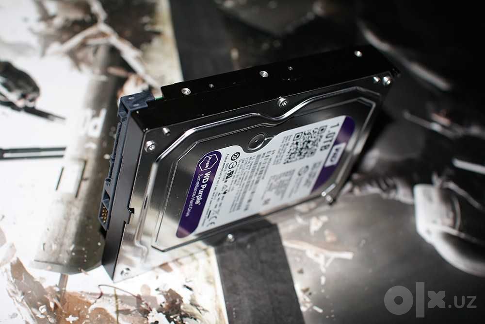 Hikvision hdd WD purple hard 1 T