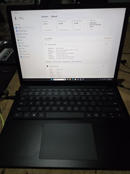 Microsoft Surface Laptop 4 16/512G [ryzen 7]