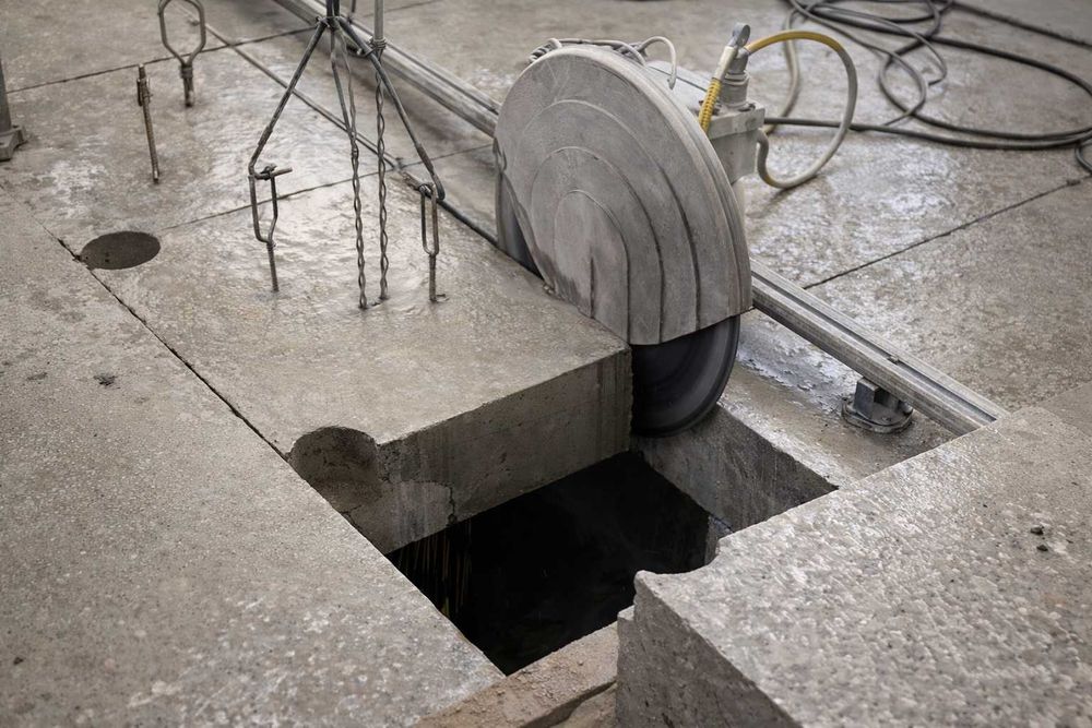 Алмазное сверление стен