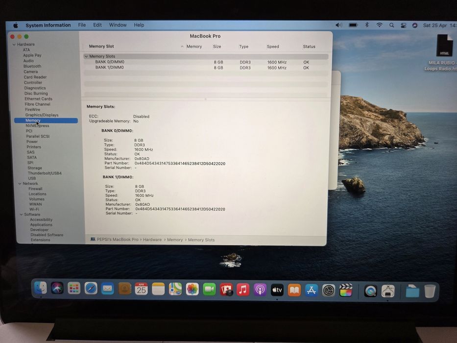Vând MacBook Pro Retina Mid 2014