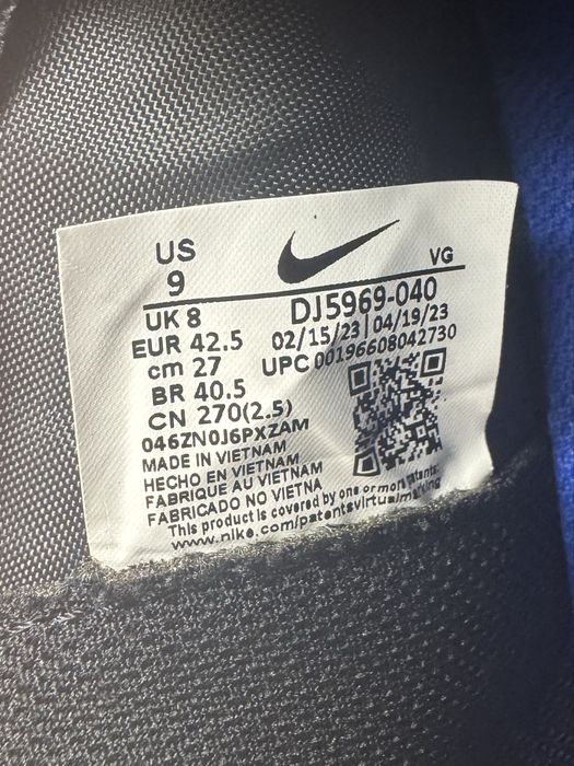 Nike Mercurial Vapor Club обувки за зала ( футзал) Размер 42.5 /27 см