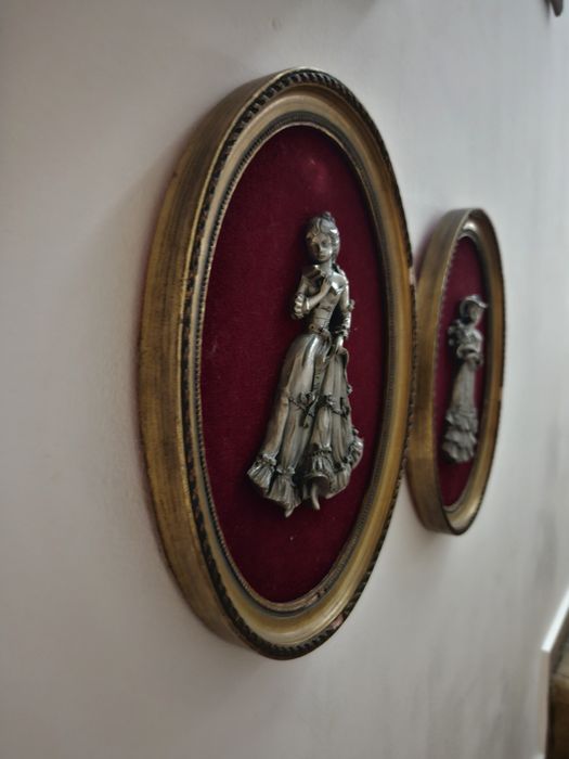 Tablou vintage pe catifea