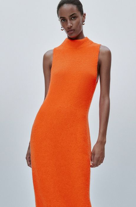 Rochie din lână tricotată Massimo Dutti-EDITIE LIMITĂ,masura S,,Super