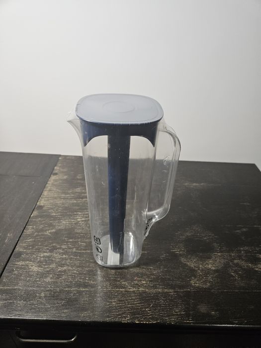 Филтърна кана, ИКЕА, с капак, синя/прозрачна, 1.7 л, 28 см