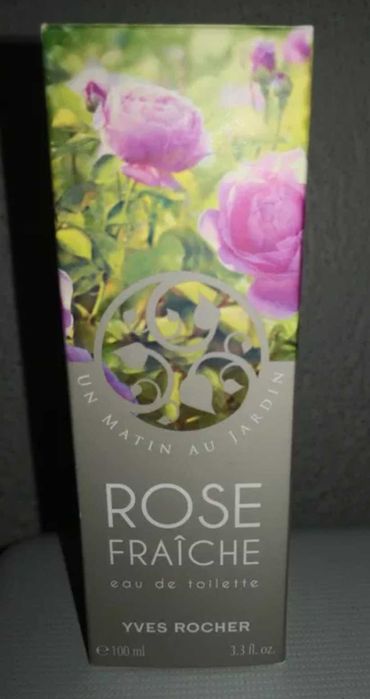 Rose Frauche тоалетна вода на yves rocher. Ново