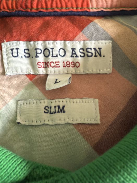 Tricou U.S POLO ASSN VERDE original Mărimea L