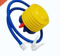 Супер цена! Нов надуваем фотьойл/кресло с табуретка и помпа, Винил+пуф