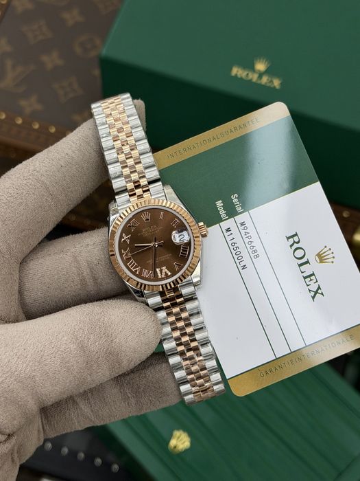 Rolex Date-Just 31 Chocolate Roman Dial