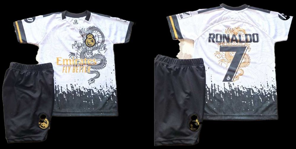 Екип Роналдо Черен 2025 Ал Насър Новия Екип Ronaldo 7 cr7 Комплект