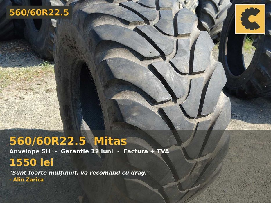Cauciucuri 560/60R22.5 Mitas Anvelope Remorca Utilaj SH FACTURA