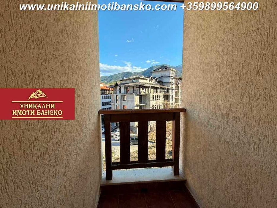 На 10 минути пеша от лифта! Едностаен апартамент за продажба в Банско