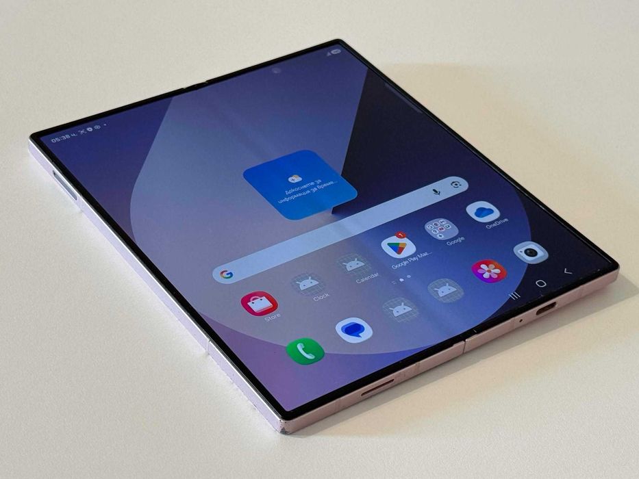 Бартер! Samsung Galaxy Z Fold 6 512/12GB Pink (Розов) 10 Цикъла на батерията.