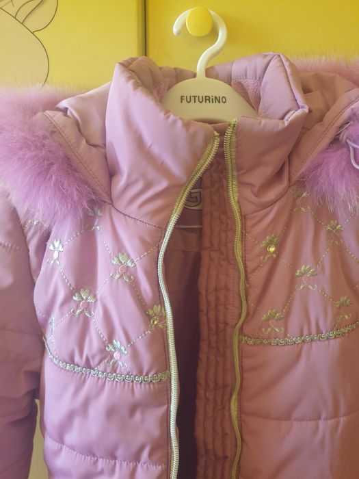 Продам пуховик на девочку 6-8 лет, пр.Россия