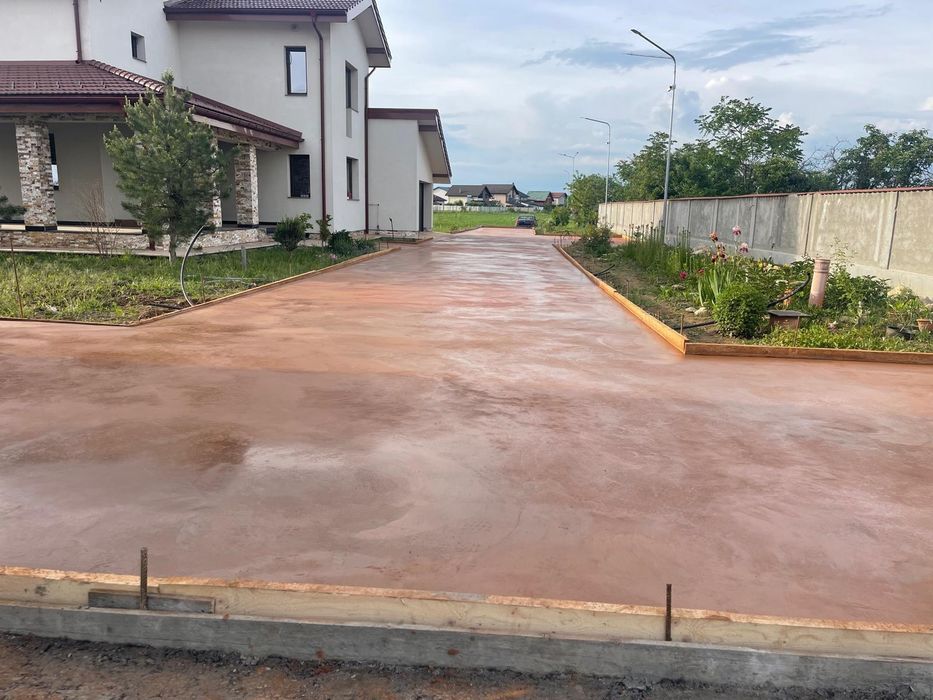 Beton elicopterizat/amprentat