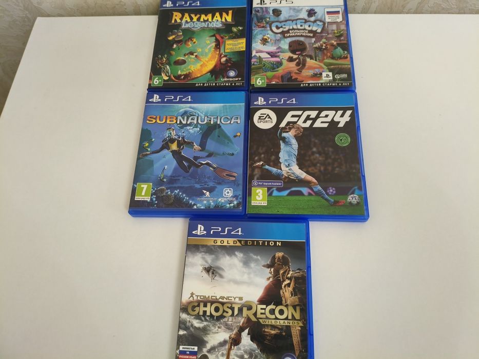 Диски на ПС5 ПС4 в отличном состоянии