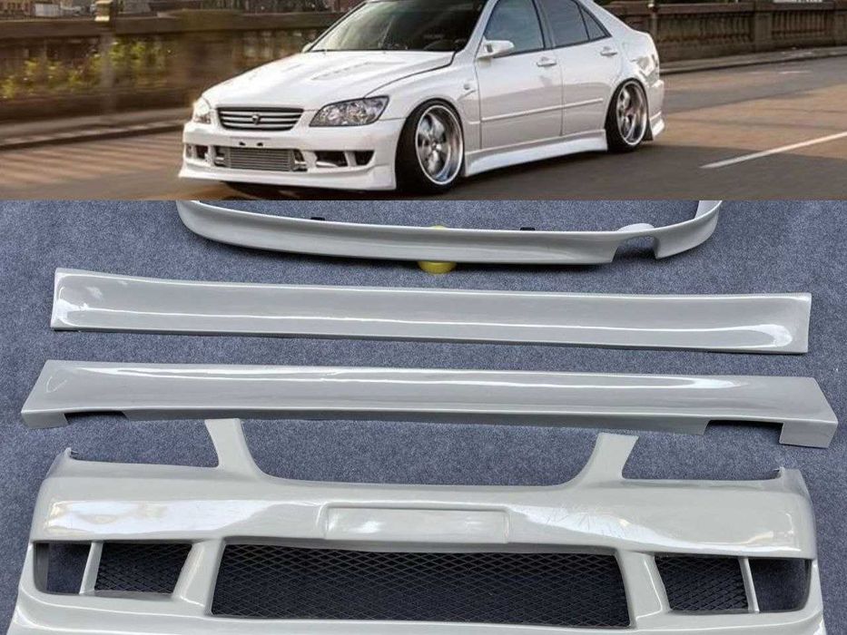 Обвес Vertex на Toyota Altezza и Lexus IS тюнинг бампер, пороги, губа