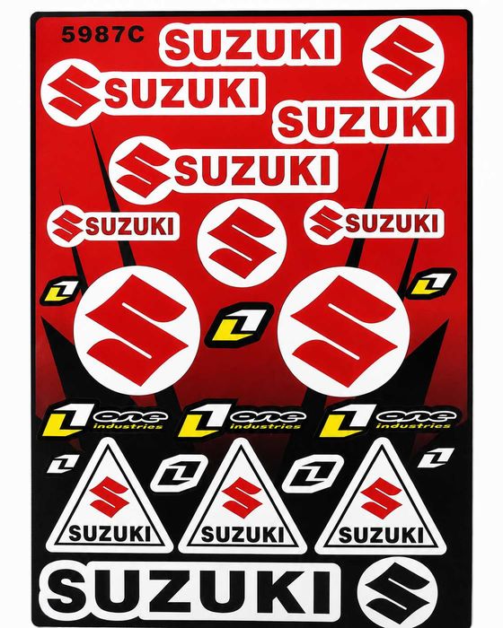Лепенки / стикери за мотор / стикери за Honda Yamaha Suzuki Redbull