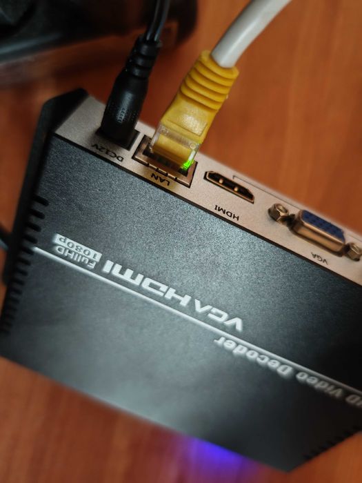 HD Video Decoder – HDMI + VGA изход, LAN, H.265/H.264