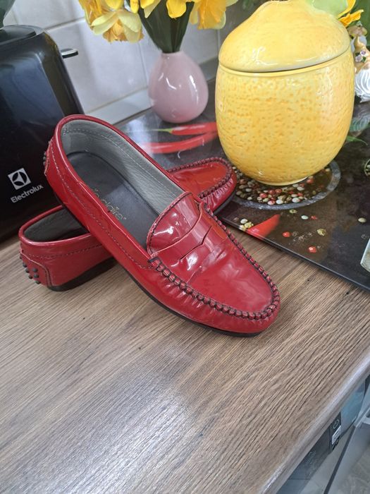 Mocasini din piele Marie Claire