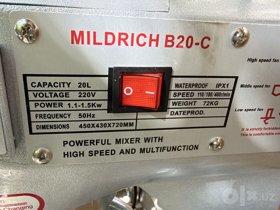 Mikser Mildrich B20 20Litr