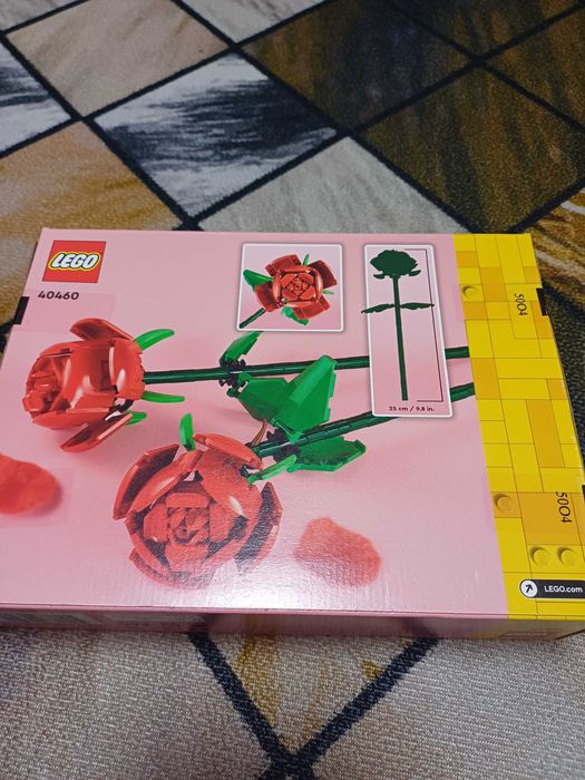 LEGO Botanicals: Trandafiri 40460, 8 ani+, 120 piese