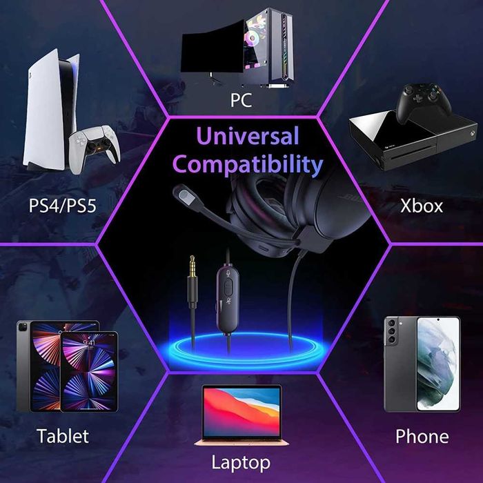 Microfon pentru casti Bose QuietComfort 45 QC45 - PS5 PS4 Xbox One PC