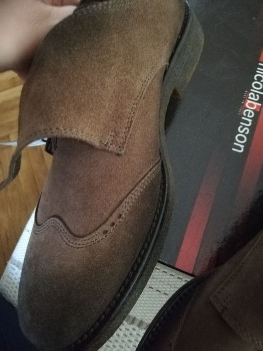 Италиански  кожени обувки Nikola Benson 40 номер