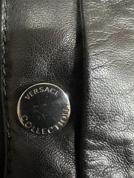 Versace,мъжко кожено яке