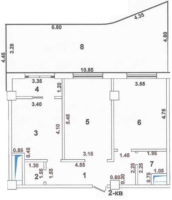 Koh Ota Продается 3 комнатная коробка ул.Нурафшон Шайхантахур
