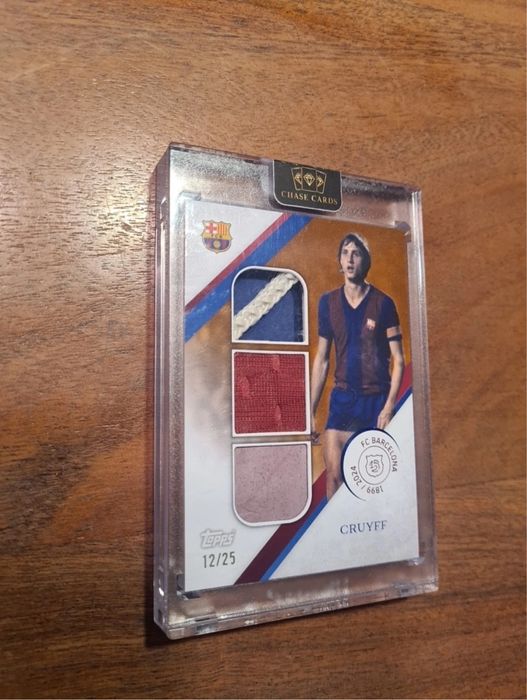 Topps FC Barcelona 125 Years Anniversary - Cruyff Triple Relic 12/25