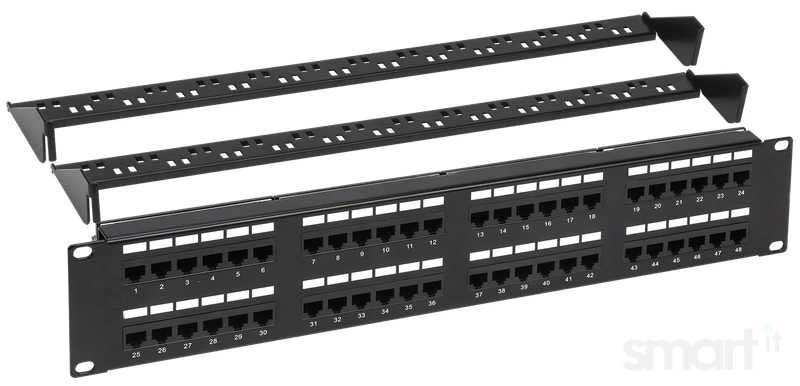 Patch Panel 48 Port cat 6 коммутационная панель патч панель