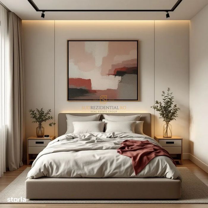 Apartament nou, 2 camere si balcon, finisaje moderne - Comuna Vidra