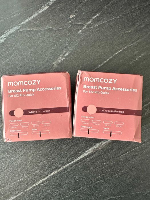 Pompă de sân dublă Momcozy S12 Pro Quick + Piese de schimb extra