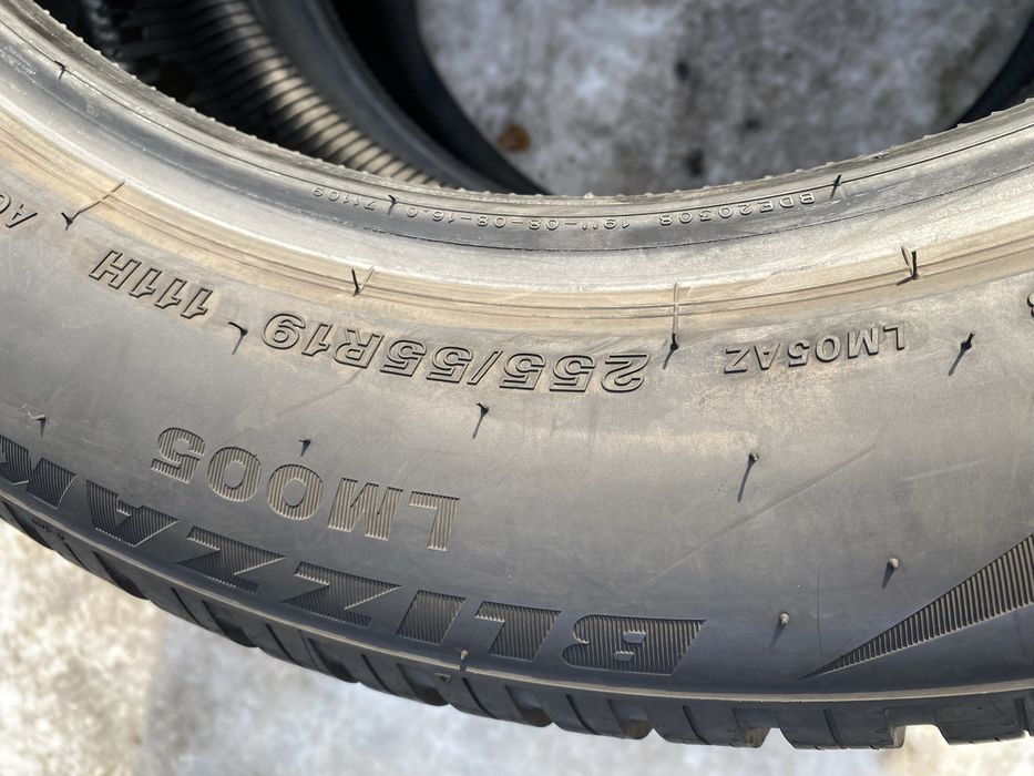 Шины 255/55/19 пара бу бриджестоун