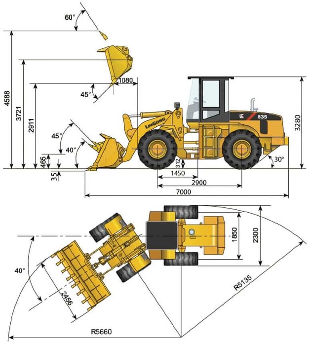 Погрузчик Luigong 835