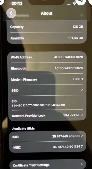Iphone 13 5g 128GB