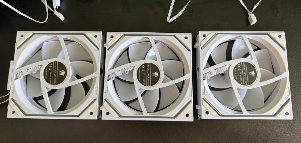 Ventilator PC TZMRIT Interstellar-V2 Uni Fan White - 3 pack