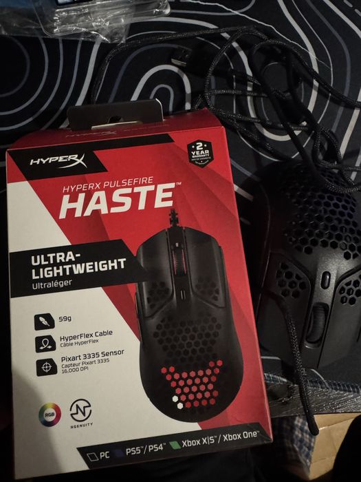 Игровая супер легкая мышь Hyperx Pulsefire
