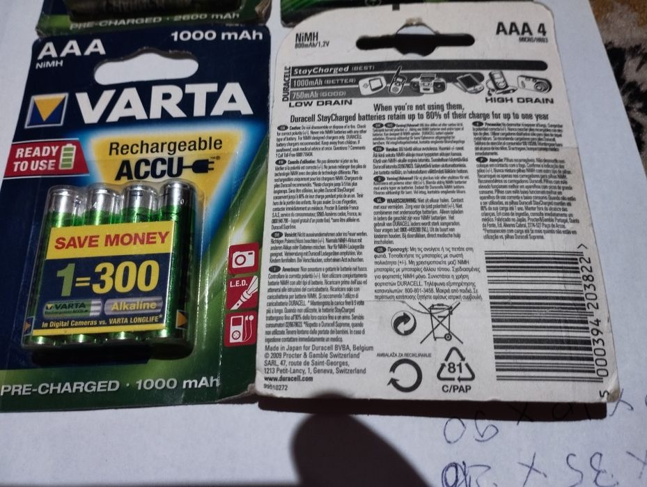 Încărcatoare rapide/normale și acumulatori R3 și R6