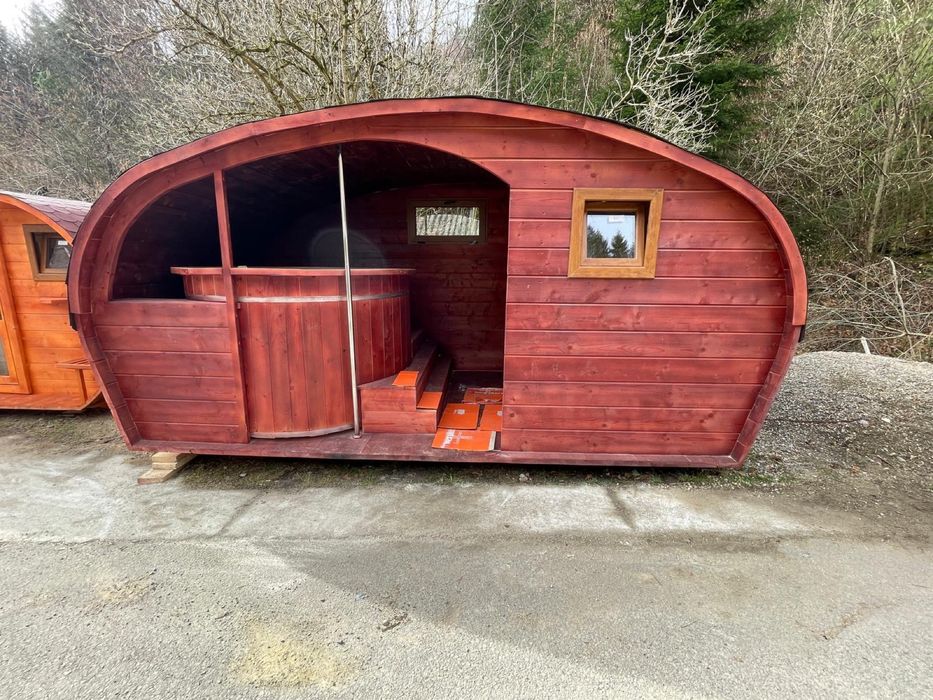 Ansamblu sauna si ciubar calitate premium