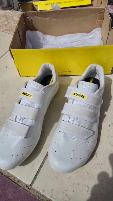 Încălțăminte spd sosea Mavic Cosmic albi mărimea 42