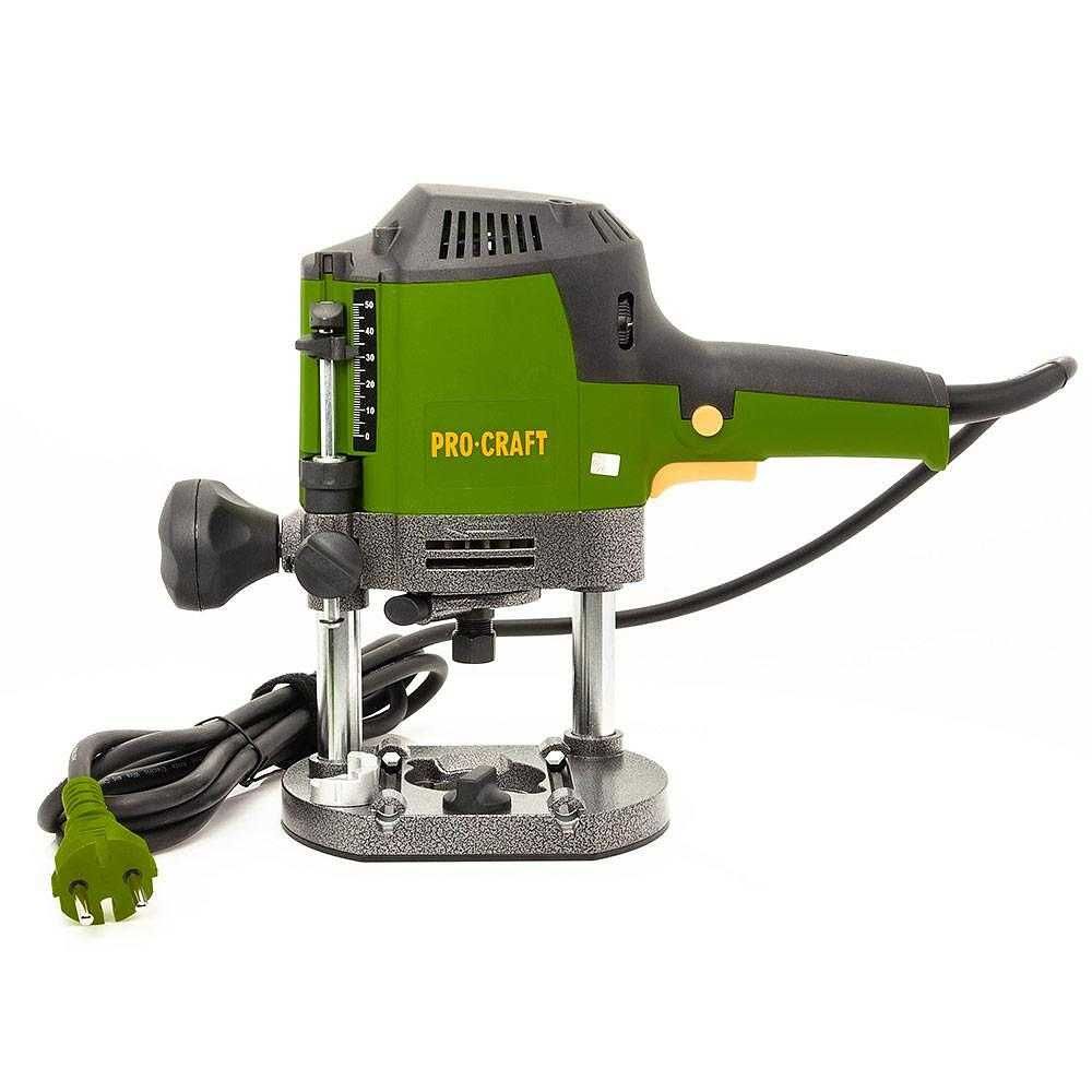 Оберфреза 1200W, PROCRAFT POB1200H, цанга 6мм, 8мм. + 6 фрезера гр ...